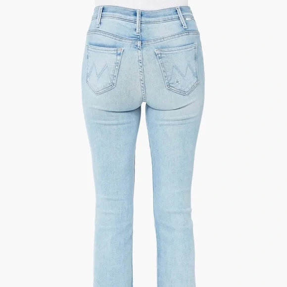 MOTHER Denim Jeans The Hustler Ankle Chew Jean